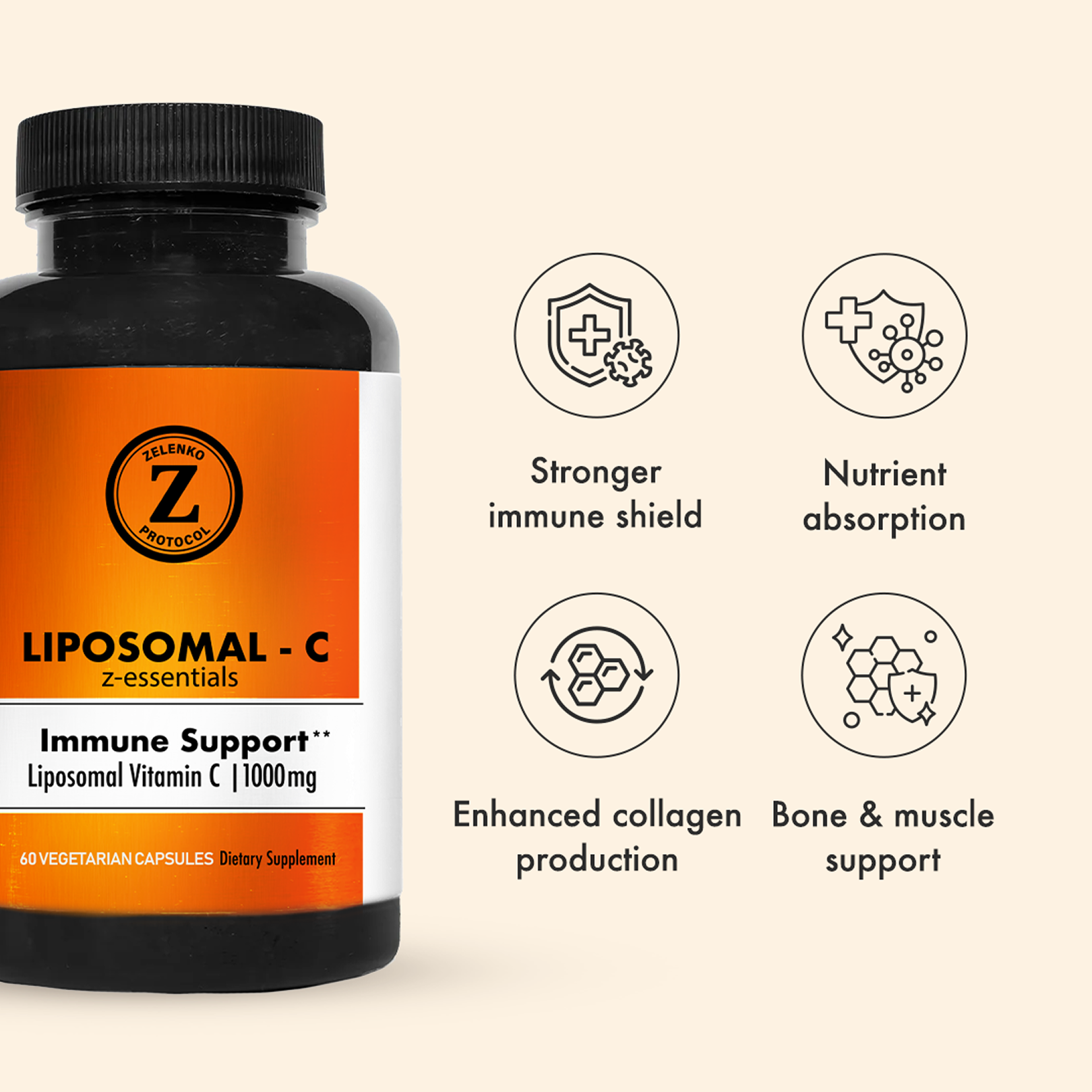 Bottle with icons | Test group A